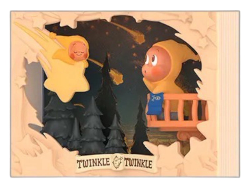 Pop Mart Twinkle Twinkle Light Up Series The Falling Stars' Riddle Scene Sets