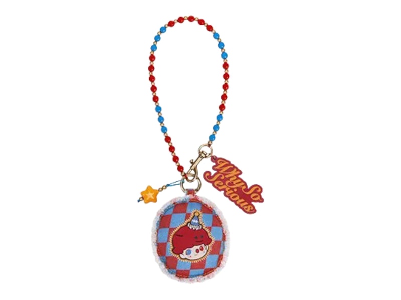 Pop Mart WHY SO SERIOUS Series Dimoo Flame Clown Pendant Chain