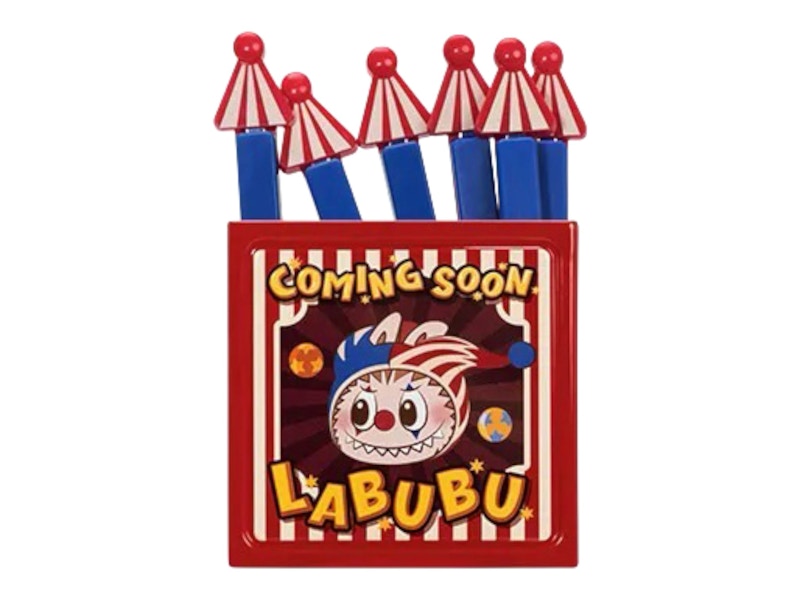 Pop Mart WHY SO SERIOUS Series Labubu Juggling Clown Magnet