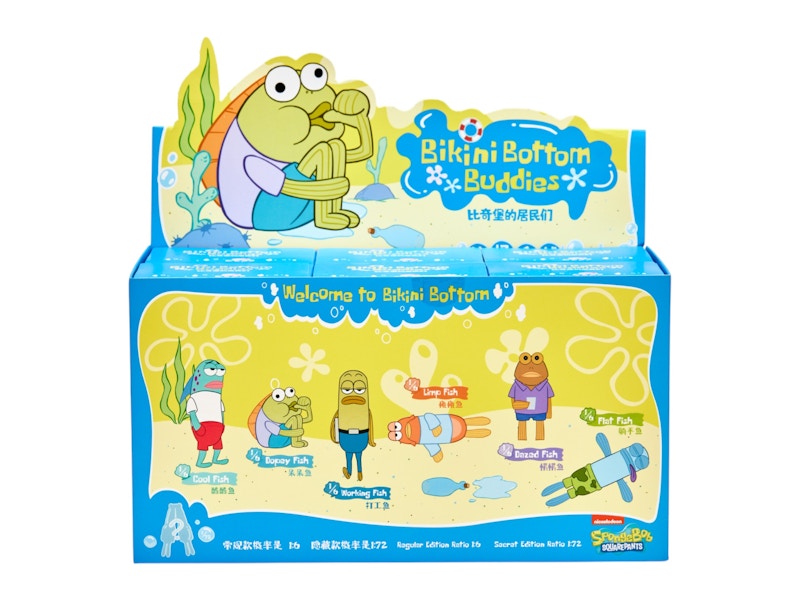 Pop Mart x Bikini Bottom Buddies Plush Sealed Case (6 Blind Box)