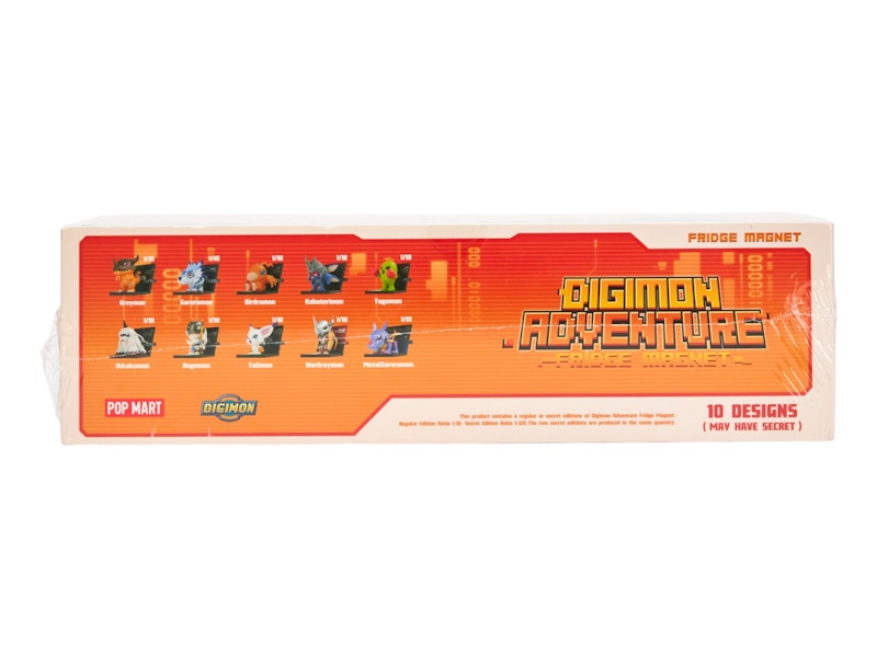 Pop Mart x Digimon Adventure Fridge Magnet Sealed Case (10 Blind Box)