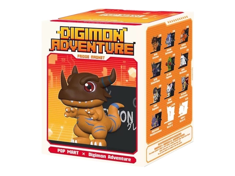 Pop Mart x Digimon Adventure Fridge Magnet Single Blind Box