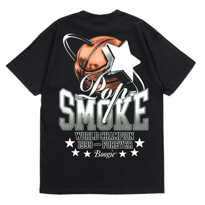 Pop Smoke World Champion T-shirt Black