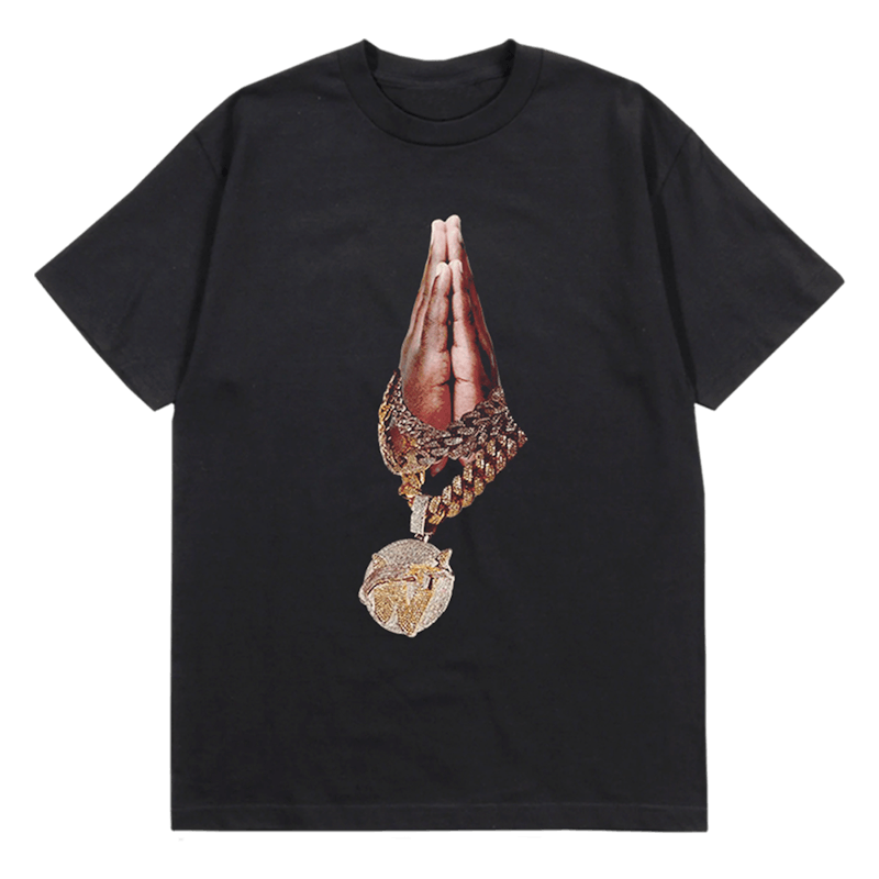 Pop Smoke x Vlone Chain T-Shirt I Black