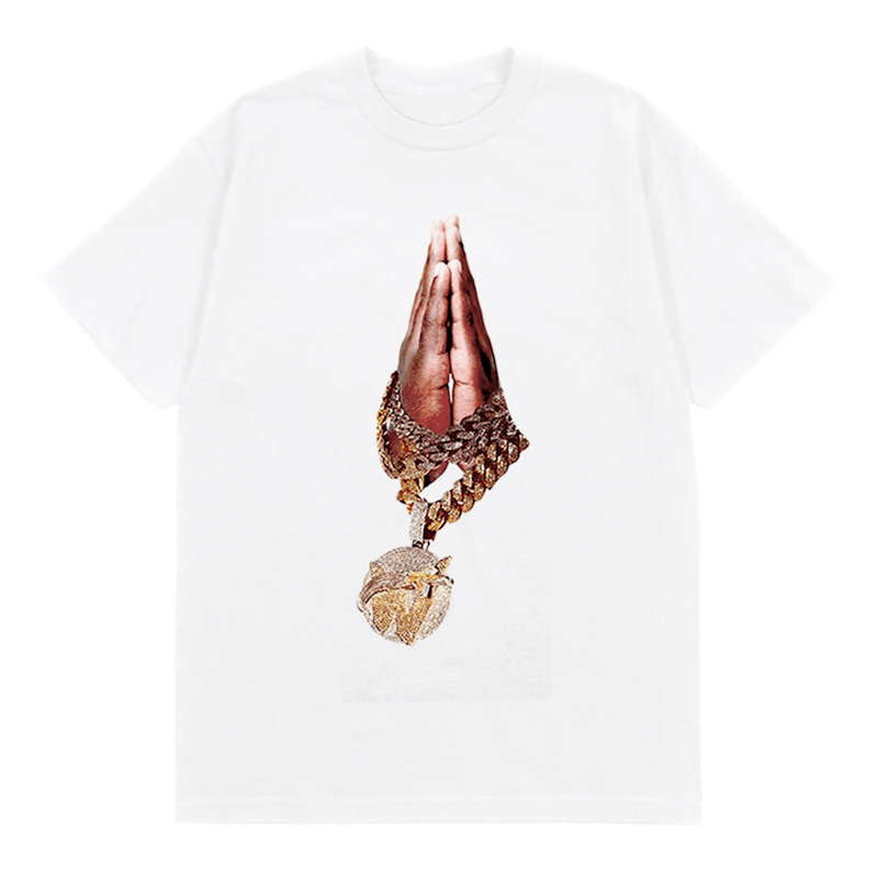Pop Smoke x Vlone Chain T-Shirt II White