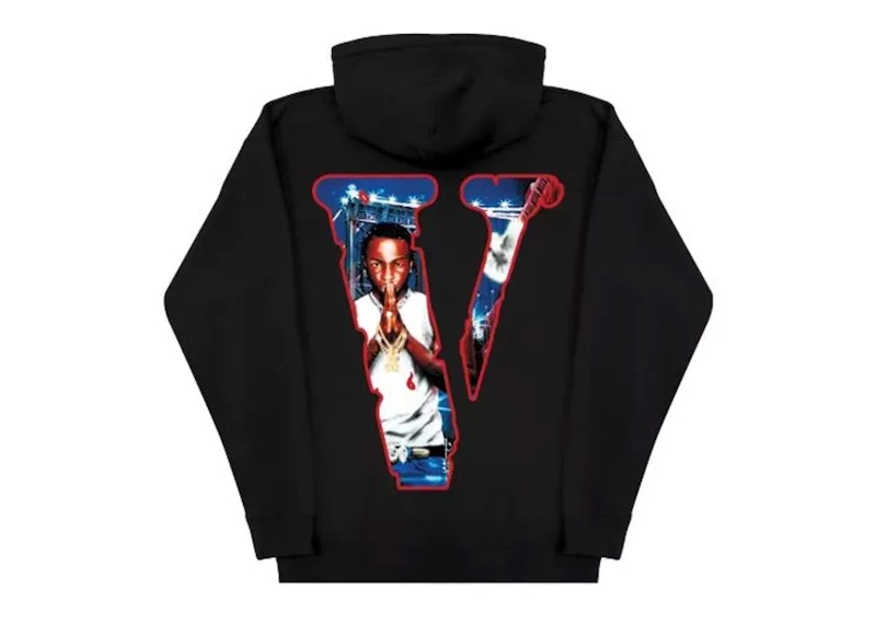 Pop Smoke x Vlone City Hoodie Black
