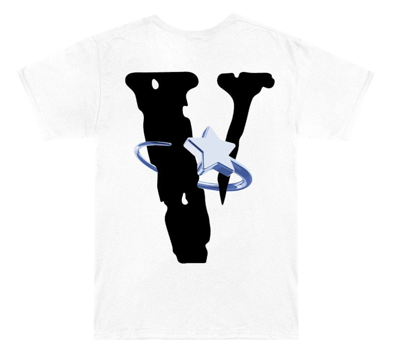 Pop Smoke x Vlone Halo T-shirt White