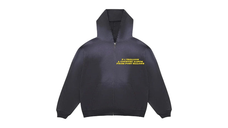 Post Malone F-1 Trillion Zip Up Hoodie Black