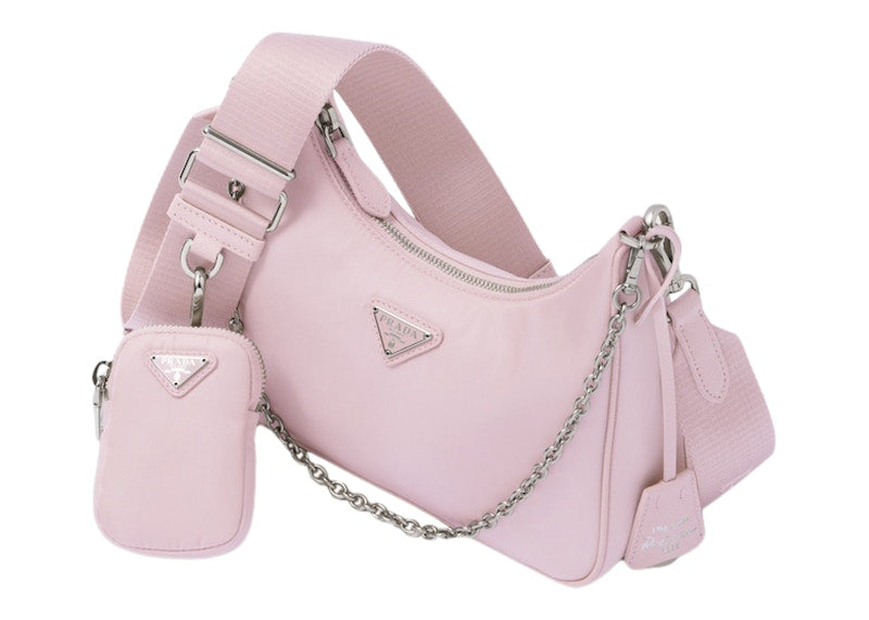 Prada 2005 Shoulder Bag Alabaster Pink