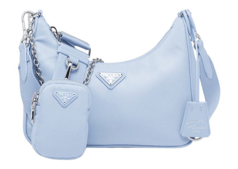 Prada 2005 Shoulder Bag Light Blue