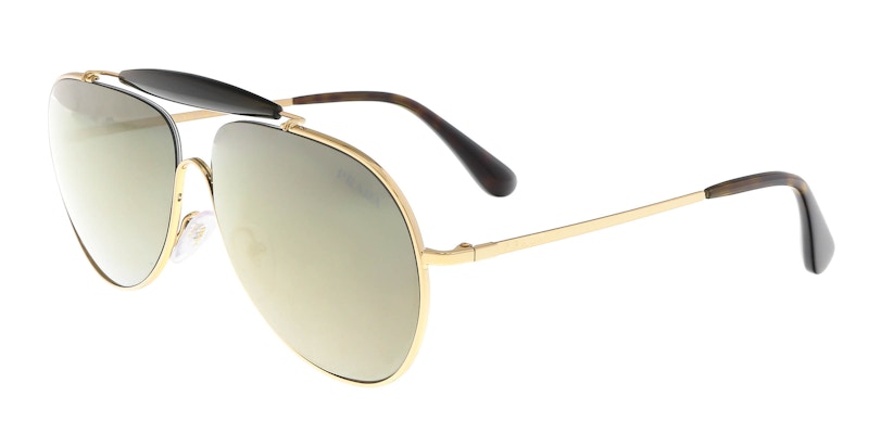 Prada Aviator Sunglasses Gold (PR 56SS 5AK4L0)