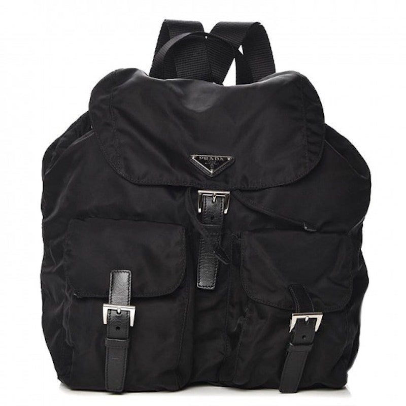 Prada Vela Backpack Nero Black