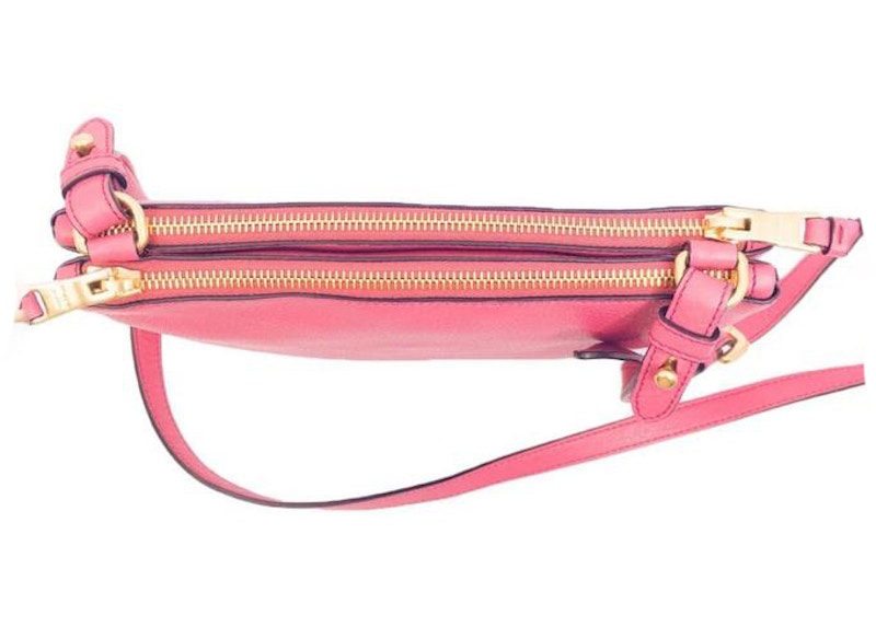 Prada Bandoleira Crossbody Bag Pebbled Pink
