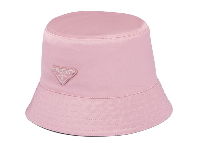 Prada Logo Bucket Hat Primula