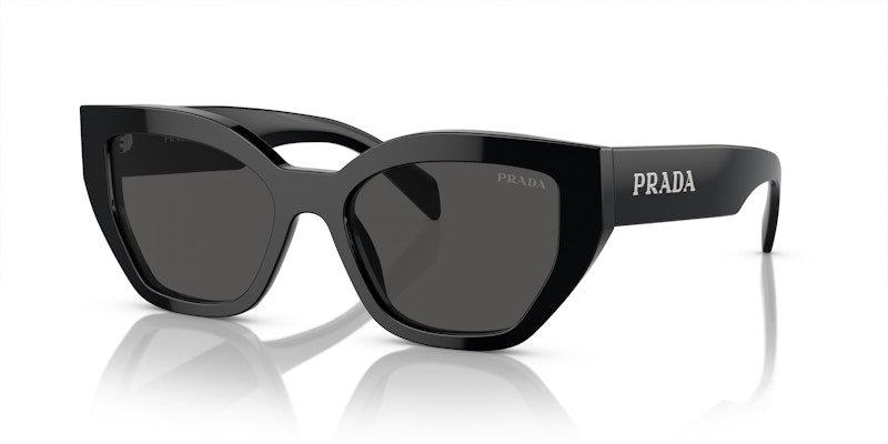 Prada Butterfly Logo Sunglasses Black/Silver (SPRA09 1AB-5SO)