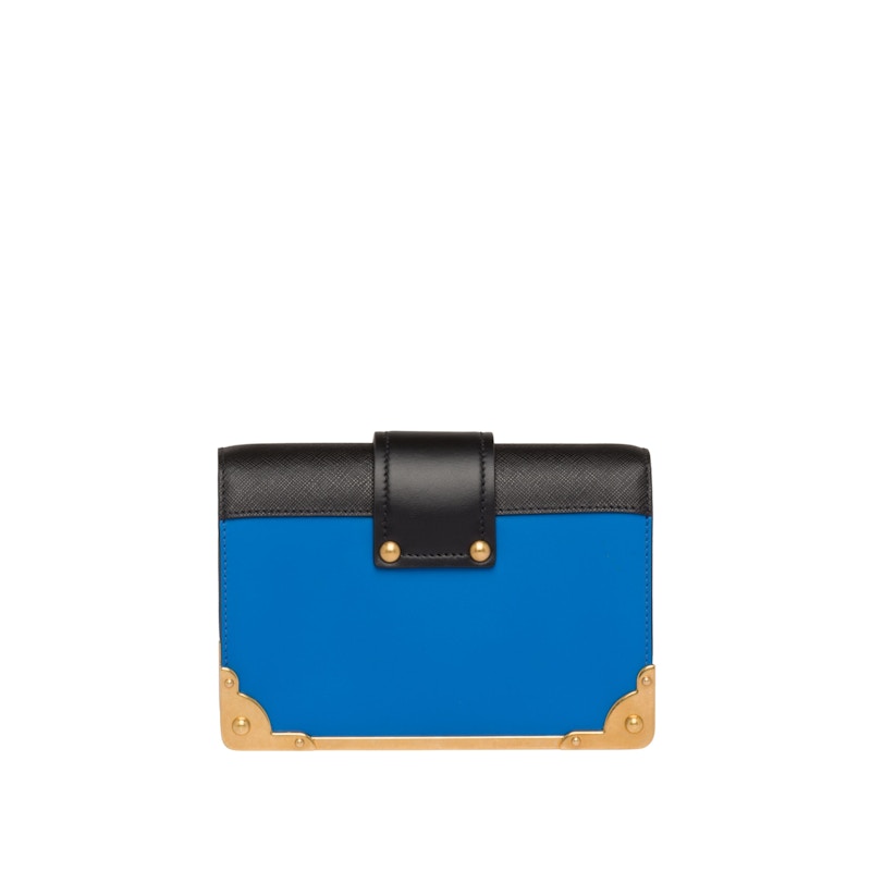Prada Cahier Chain Blue