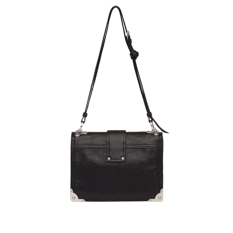 Prada Cahier Silver Black