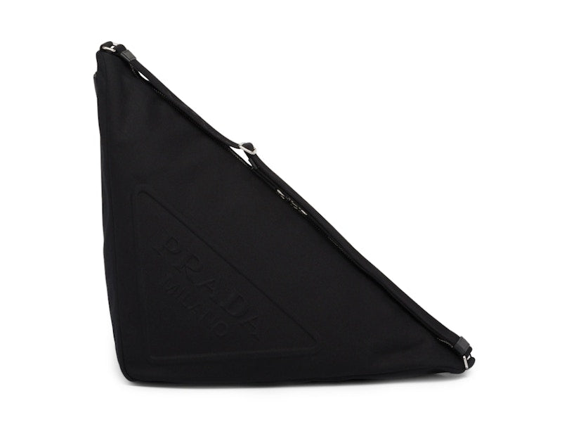 Prada Canvas Triangle Bag Black