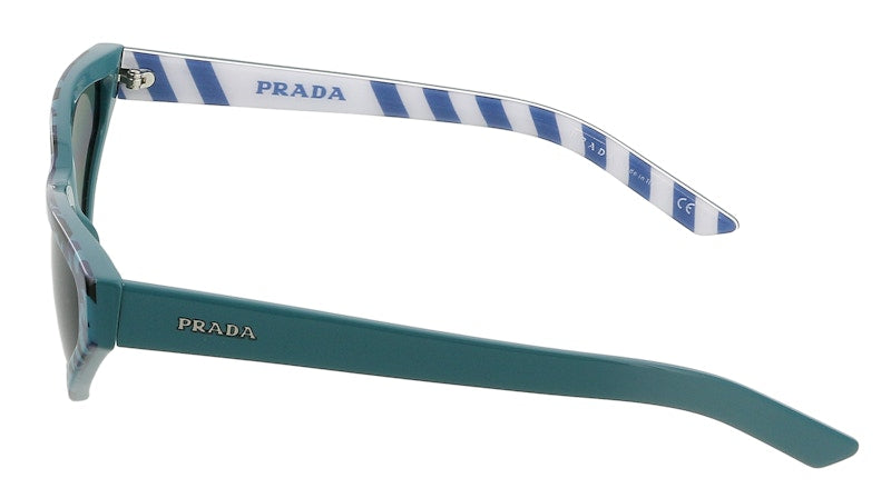 Prada Cateye Sunglasses Camouflage Green (0PR 12VS 4456Q0)