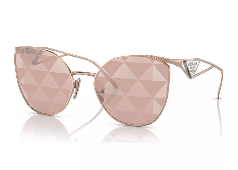 Prada Cateye Sunglasses Gold (PR50ZS-SVF05T-59)