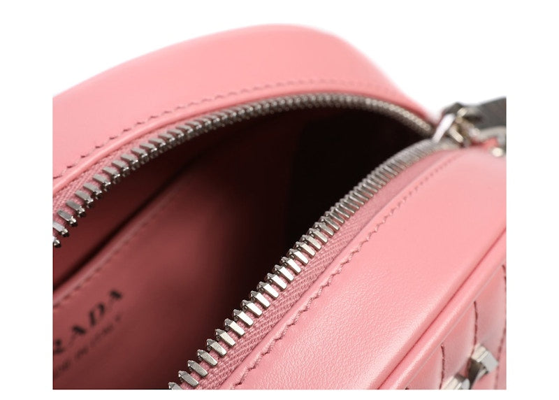 Prada Diagramme Wave Shoulder Bag Pink