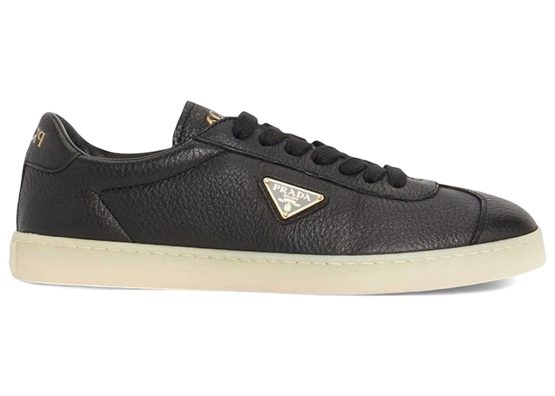 Prada Lane Sneaker Black Deerskin Leather