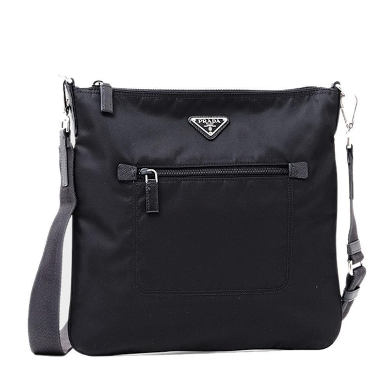 Prada Messenger Bag Tessuto Black