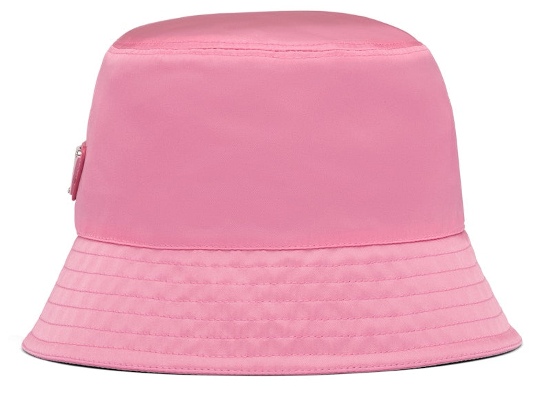 Prada Nylon Bucket Hat Begonia Pink
