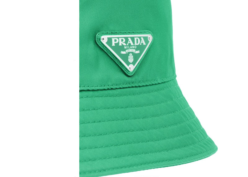 Prada Nylon Bucket Hat Mint Green