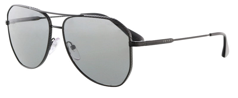 Prada Oval Sunglasses Black (0PR 63XS 1AB08G)