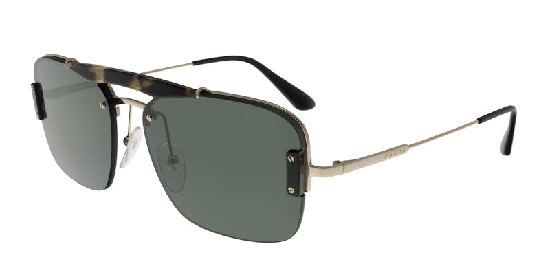 Prada Oval Sunglasses Medium Havana/Pale Gold (PR56VS 09R254 CONCEPTUAL)