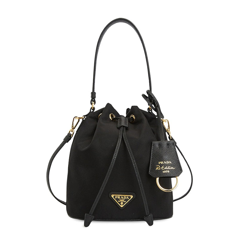 Prada Re-Edition 1978 Linylon Bucket Bag Black