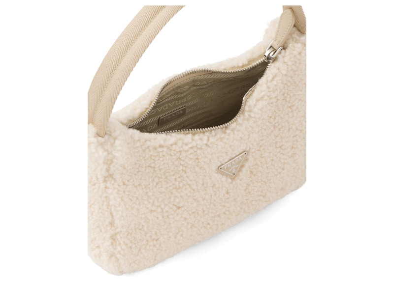 Prada Re-Edition 2000 Mini Bag Ecru