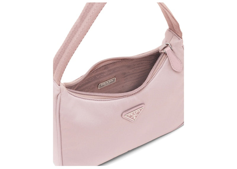 Prada Re-Edition 2000 Re-Nylon Mini Bag Alabaster Pink