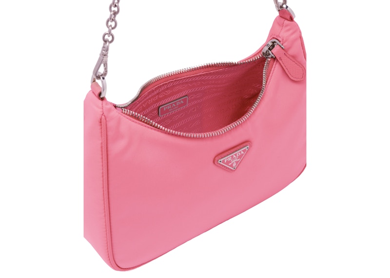 Prada Re-Edition 2005 Shoulder Bag Nylon Begonia Pink