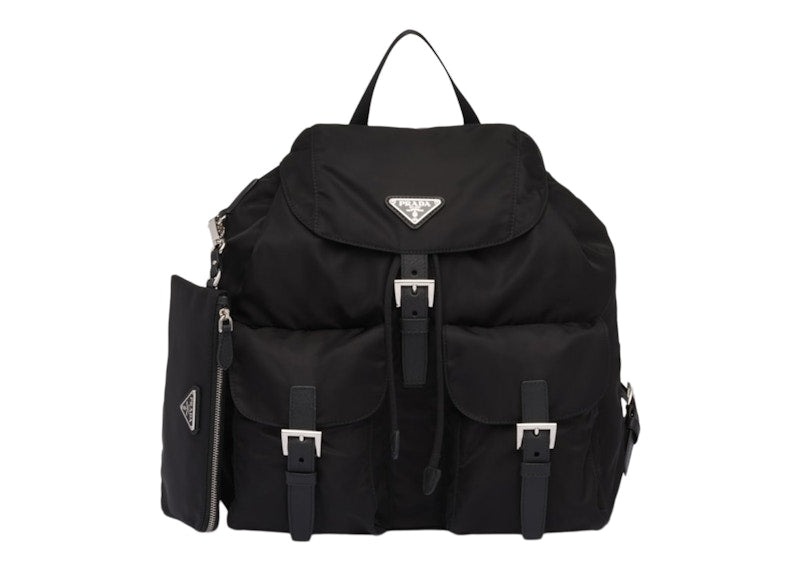 Prada Re-Nylon Backpack Medium Black