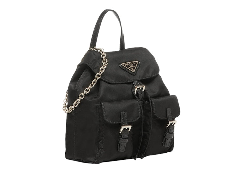 Prada Re-Nylon Backpack Mini Black