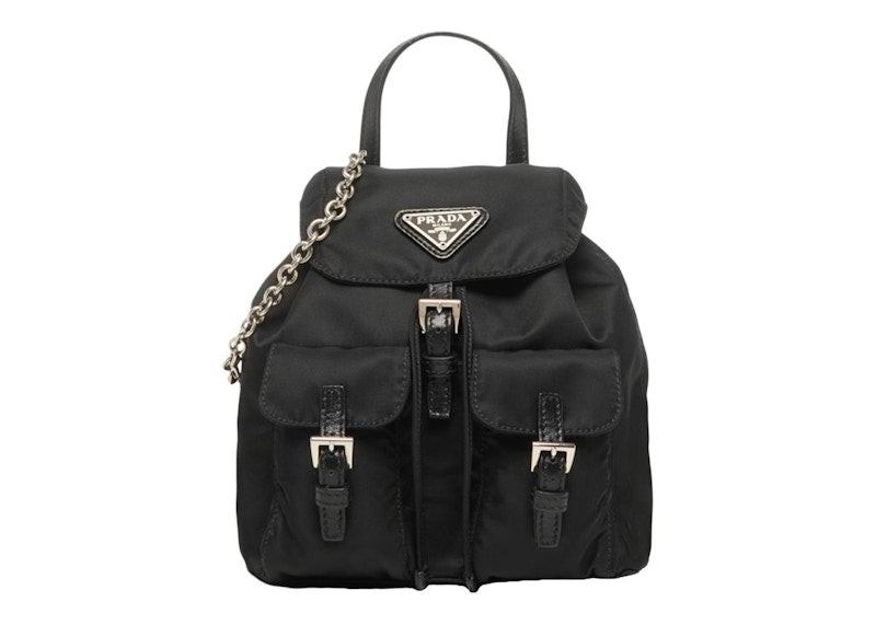 Prada Re-Nylon Backpack Mini Black