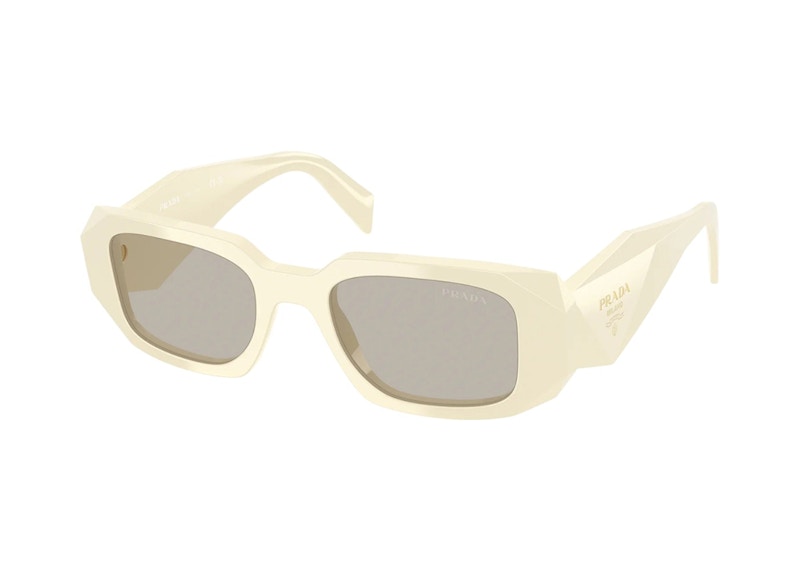 Prada Rectangle Sunglasses White Milk (PR_17WS_21D5J2_49mm)