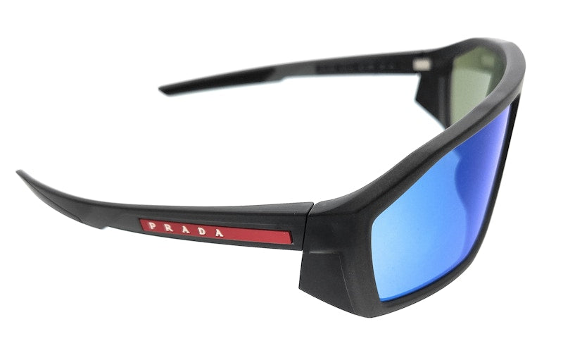 Prada Rectangular Sunglasses Matte Blue Transparent (0PS 08WS 10C08F)