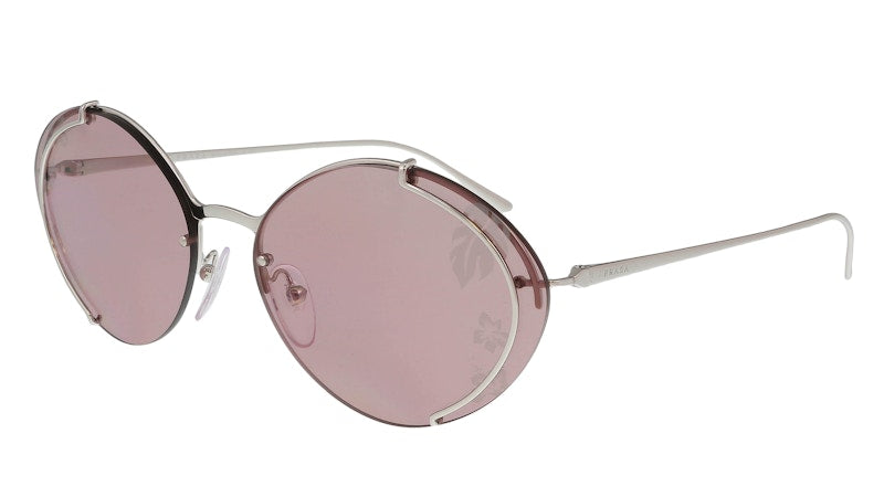 Prada Round Sunglasses Silver (0PR 60US 1BC239)