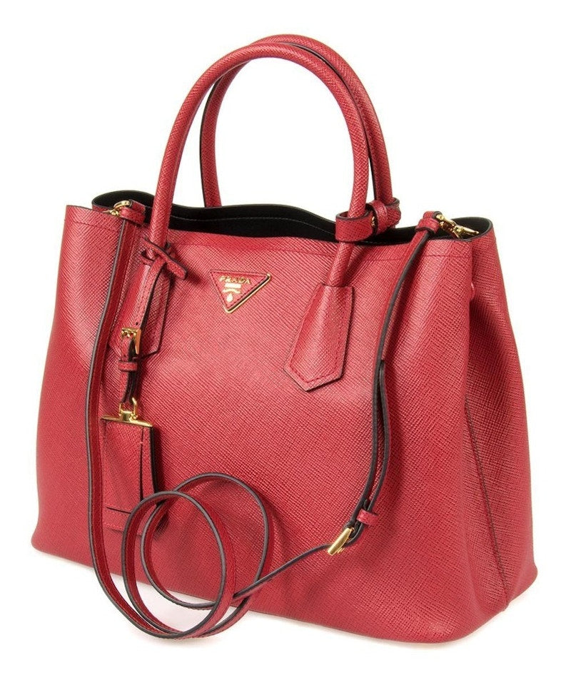 Prada Saffiano Cuir Handbag Pink