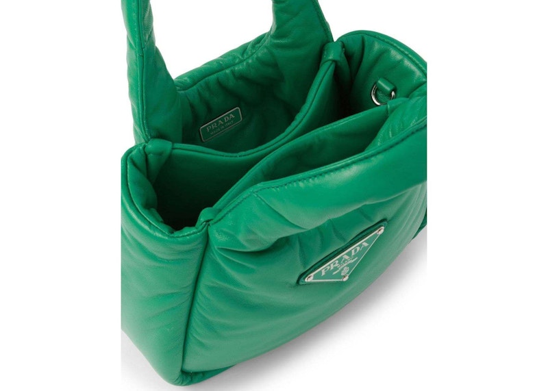 Prada Small Soft Padded Bag Green