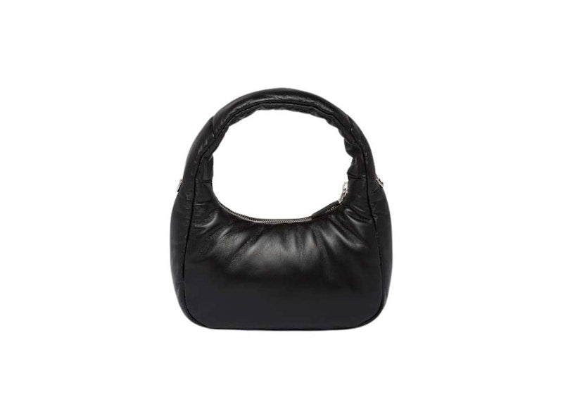 Prada Soft Padded Nappa-Leather Mini Bag Black