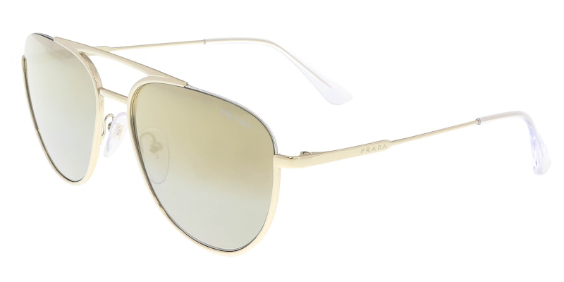 Prada Square Sunglasses Pale Gold (PR 50US ZVN6O0)