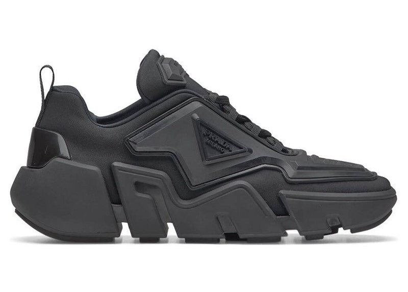 Prada Techno Stretch Sneaker Black