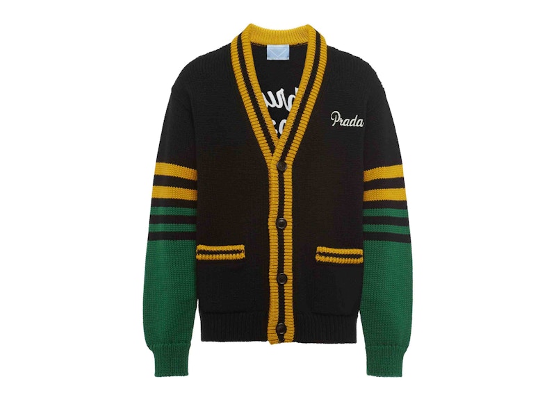 Prada Timecapsule February 2022 Wool Cardigan Black
