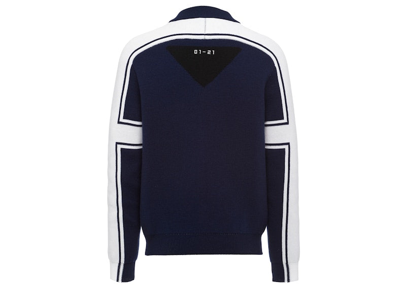 Prada Timecapsule January 2021 Cardigan Blue