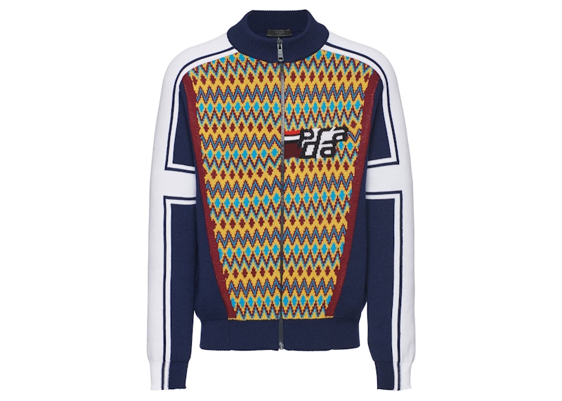 Prada Timecapsule January 2021 Cardigan Blue
