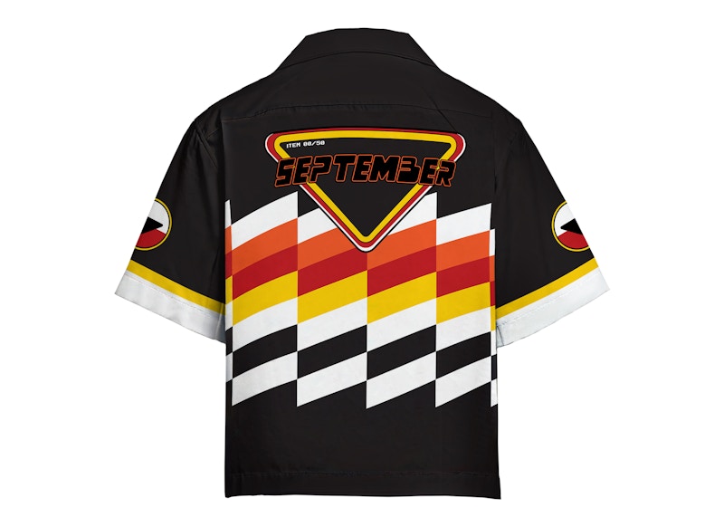 Prada Timecapsule September 2020 Poplin Shirt Black